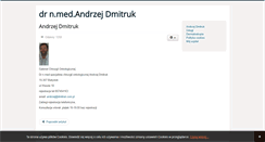 Desktop Screenshot of dmitruk.com.pl