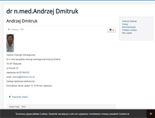 Tablet Screenshot of dmitruk.com.pl